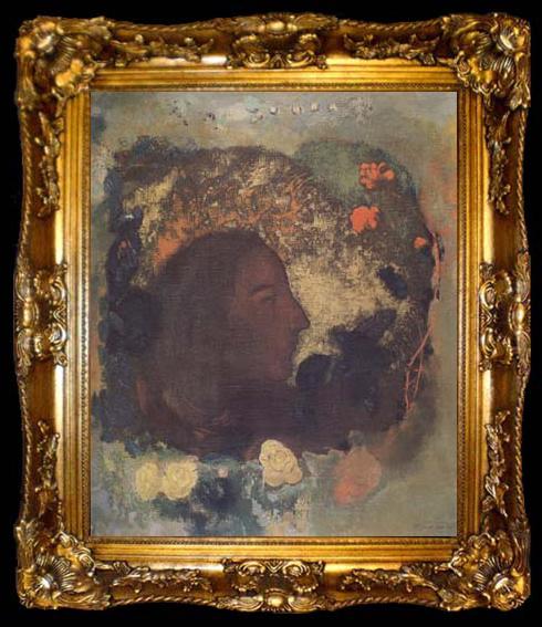 framed  Odilon Redon Paul Gauguin (mk06), ta009-2